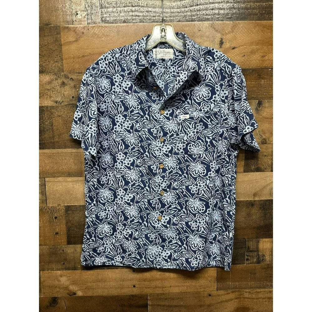 VTG Hilfiger Men's Short Sleeve Button Up Size Small